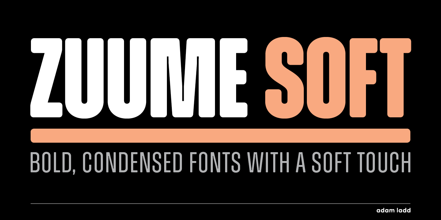 Example font Zuume Soft #1